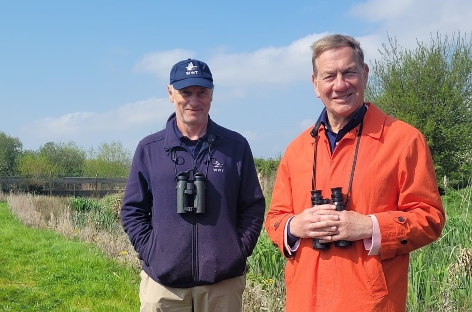 WWT Slimbridge on Great British Railway Journeys 